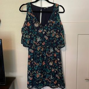 Peek a boo shoulder dress